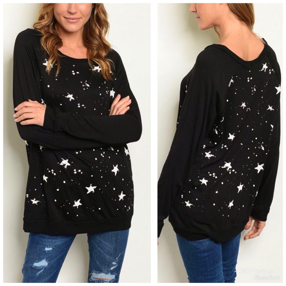 🛍LAST 1! Seeing ⭐️ Stars! Oversized Sweatshirt! - Picture 5 of 8